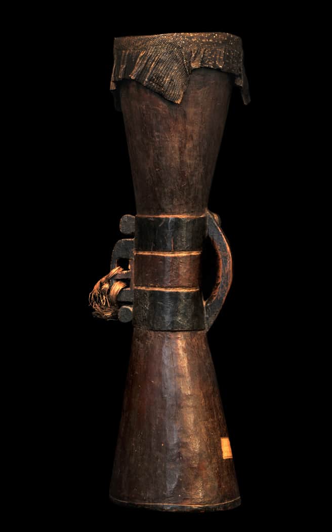 Traditional Huon Gulf drum from Papua New Guinea