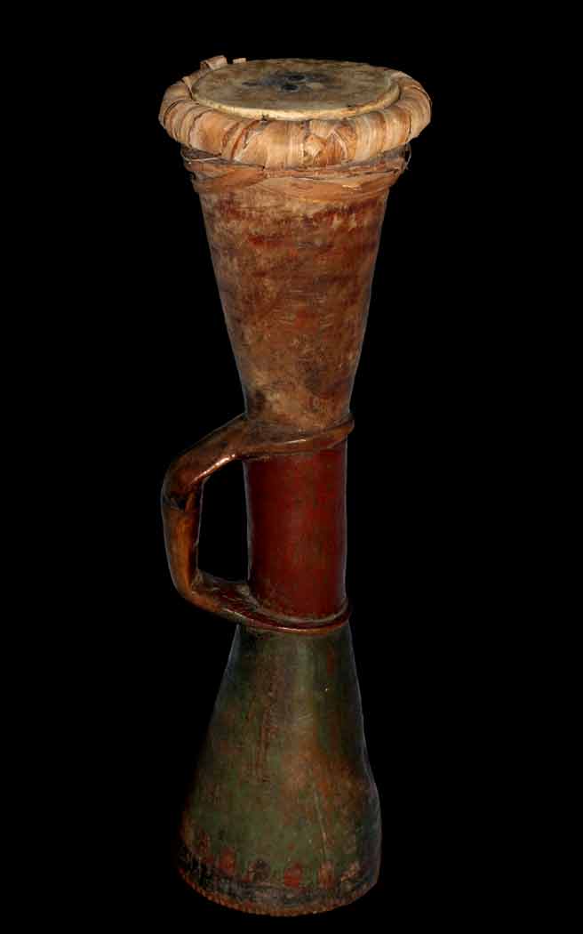 Traditional Highlands ceremonial drum from Papua New Guinea