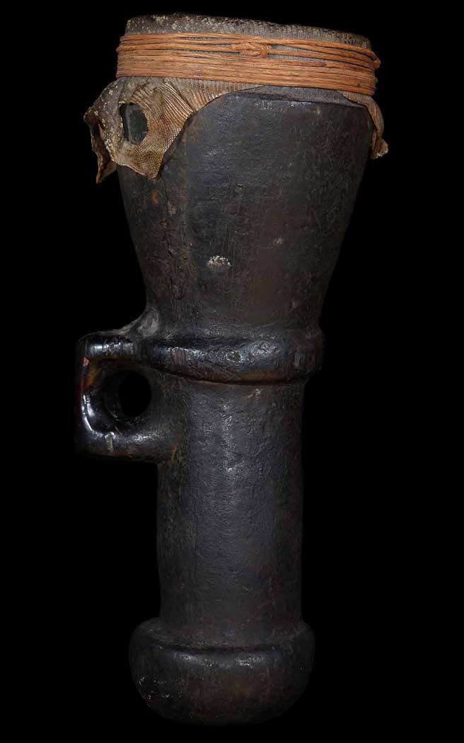 Traditional New Britain drum from Papua New Guinea