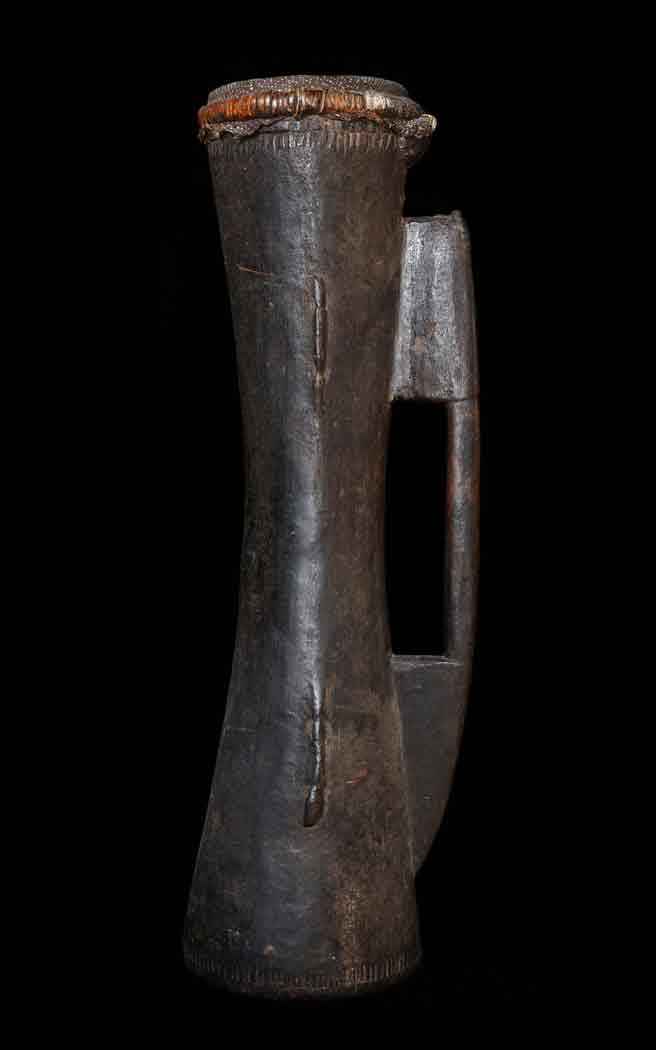 Pre-contact Asmat ceremonial drum from Papua New Guinea