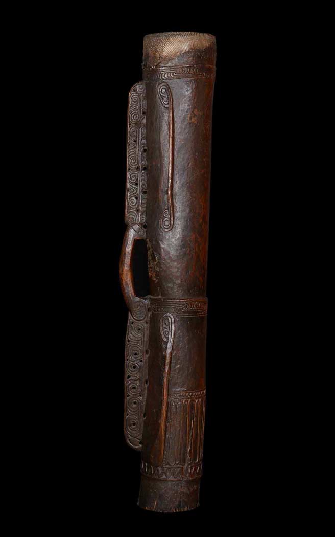 Pre-contact Massim drum from Papua New Guinea