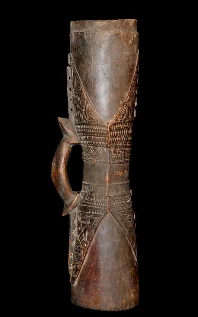 Traditional Sepik drum from Papua New Guinea