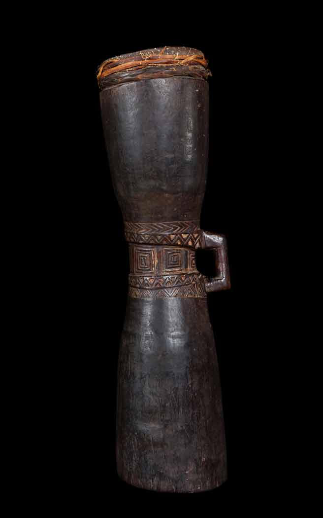 Traditional Torricelli Mountains drum from Papua New Guinea
