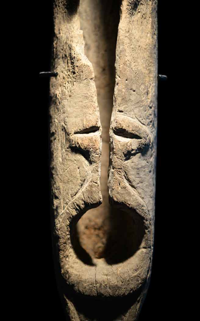 Traditional Torricelli Mountains drum from Papua New Guinea