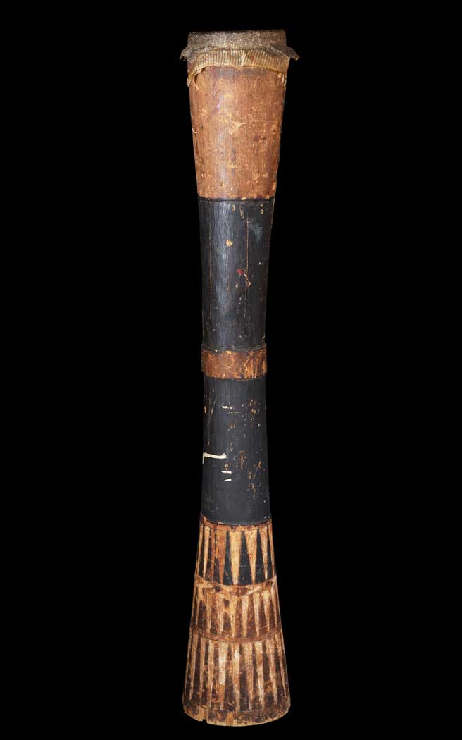 Traditional Waropen Coast drum from Papua New Guinea
