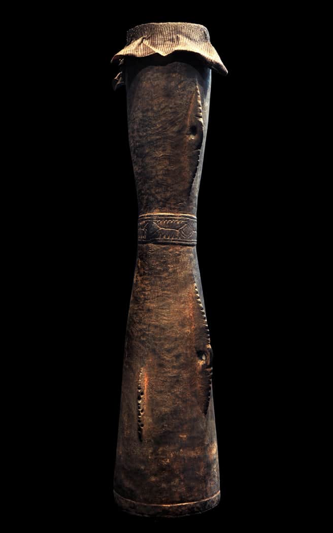 Traditional Yangoru-Boiken drum from Papua New Guinea